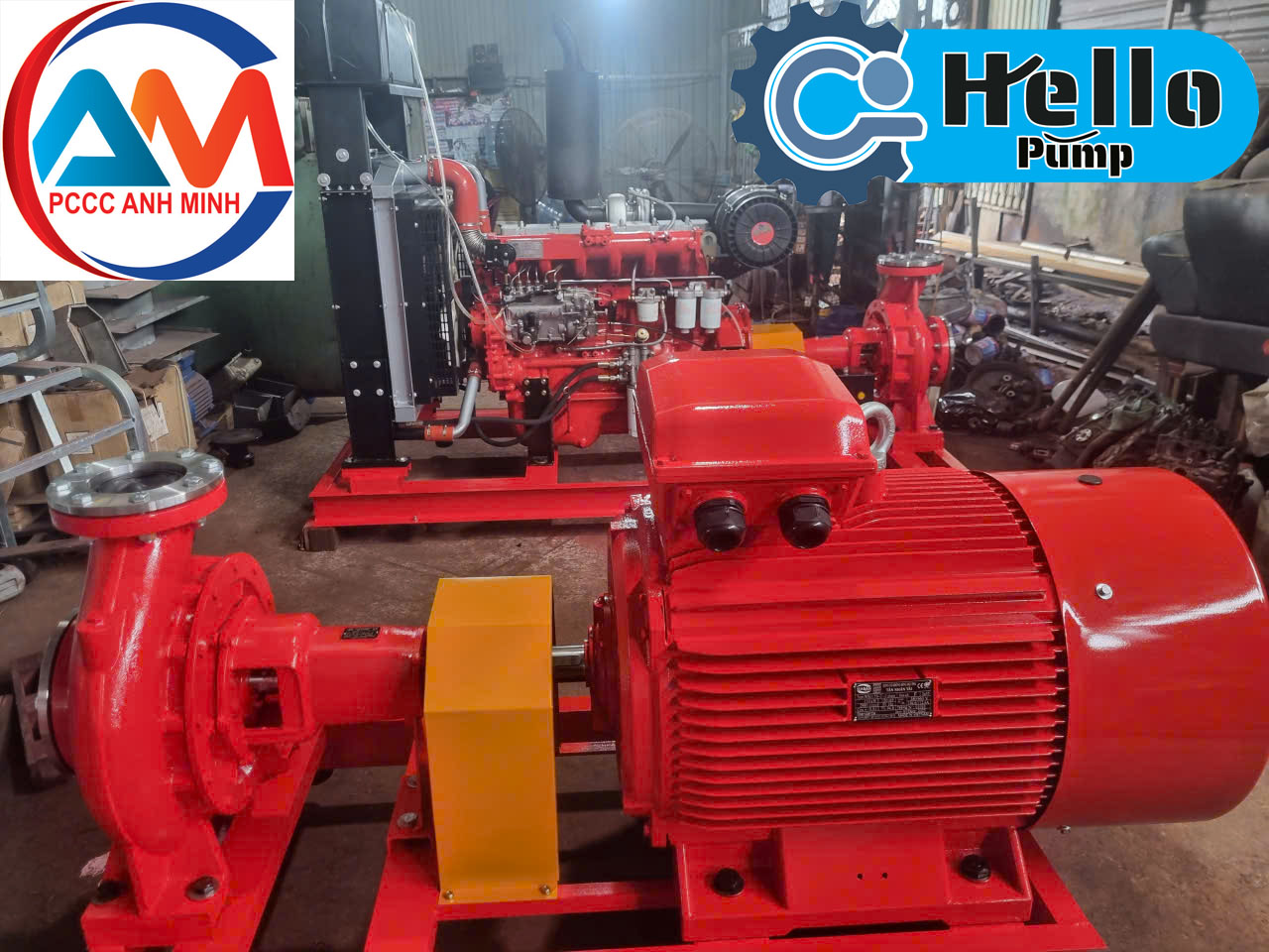 Máy bơm điện trục rời Hello giá rẻ