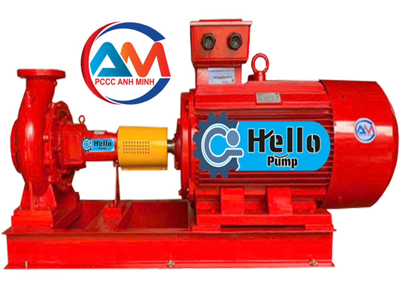 Máy bơm Diesel Hyundai + đầu bơm Hello