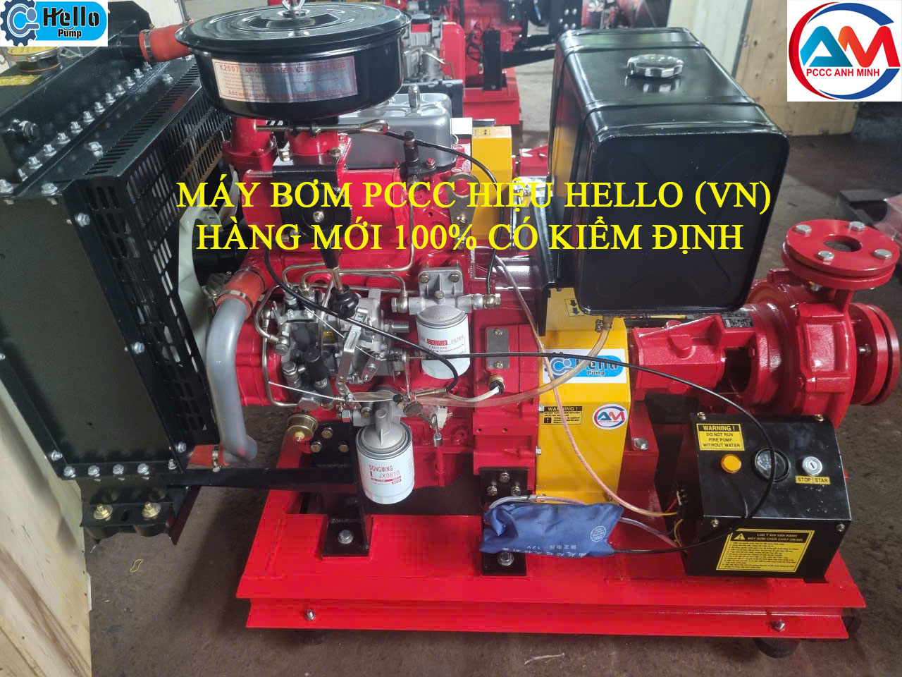 Máy bơm PCCC hiệu Hello Máy bơm PCCC hiệu Hello
